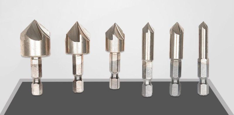 3 Flutes HSS Countersink Drill Bits for Aluminum