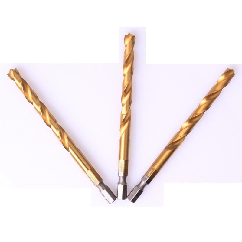 Hex Shank HSS Fully Ground Twist Drill Bit