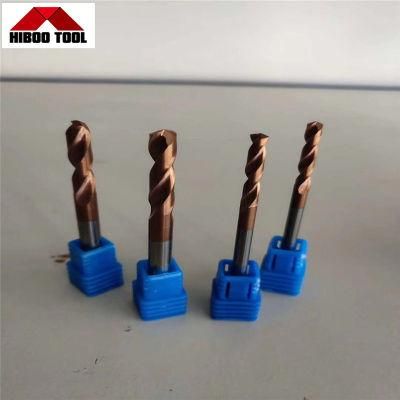 High Performance Uncoated 2 Flute Coolant Thru Drill Bit