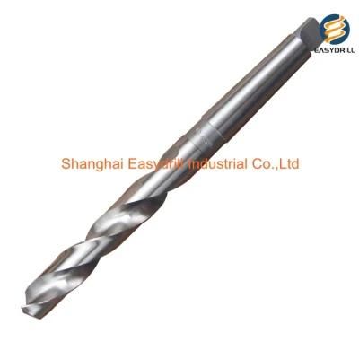 DIN345 White Finish Milled Jobber Drill Bit HSS Morse Taper Shank Twist Drills for Metal Drilling (SED-HTSW)