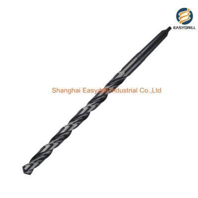 DIN1870 HSS Jobber Drills HSS Drill Extra Long Taper Shank Milled Black Twist Drill Bit for Metal Drilling (SED-HTSML)