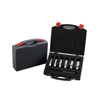 HSS 25mm Depth 6PCS Weldon Shank Magnetic Drill Bit