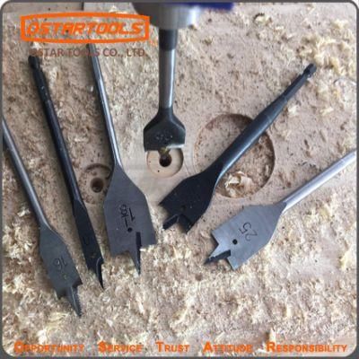 Bright Finish Wood Hole Flat Drill Bit Set