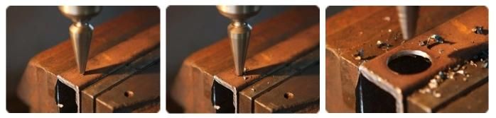 HSS Cone Drill 26-40mm, Bright Finish, 3 Flat Shank