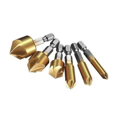 Countersink Drill Bit, Drill Bit Set 6for Wood Quick Change Bit