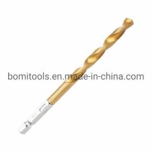 HSS Drill Bits Customized Factory Hex Shank Metal Aluminium PVC Drilling Drill Bit