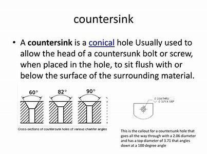 5 Flute, 6 Flute Countersinks