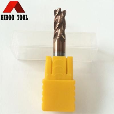 R1.0 Corner Raduis End Mills with HRC45 Hardness