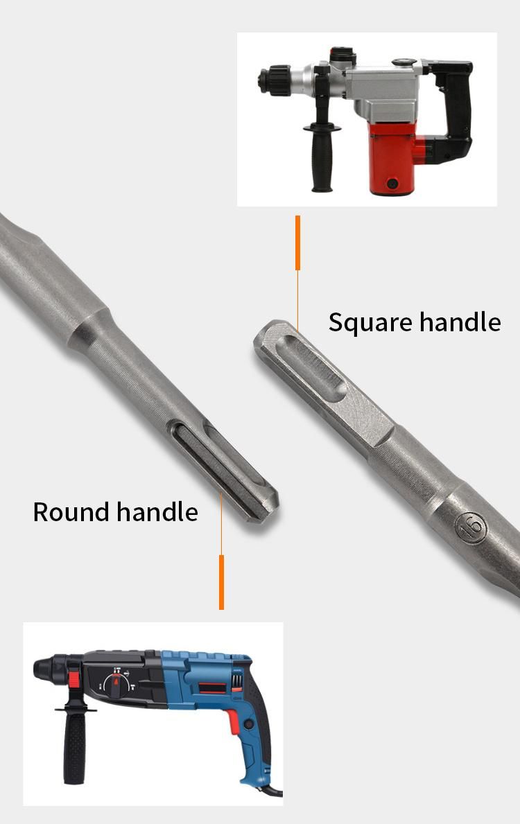 Pilihu Hand Tools SDS Plus Rotary Hammer Drill Bit, Carbide Tipped for Brick, Stone, and Concrete