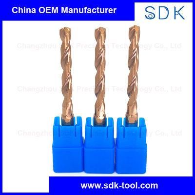 High Performance 5xd Solid Carbide Drill Drill Bits for Metal