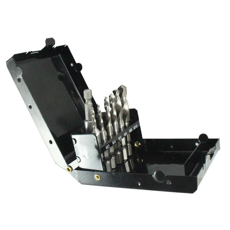M2 HSS Combined Machine Drill and Taps in Metal Box