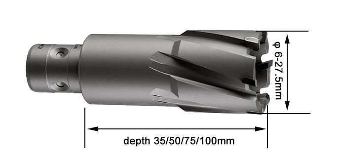 Tct Fein-Quick-in Shank Magnetic Drill Bit