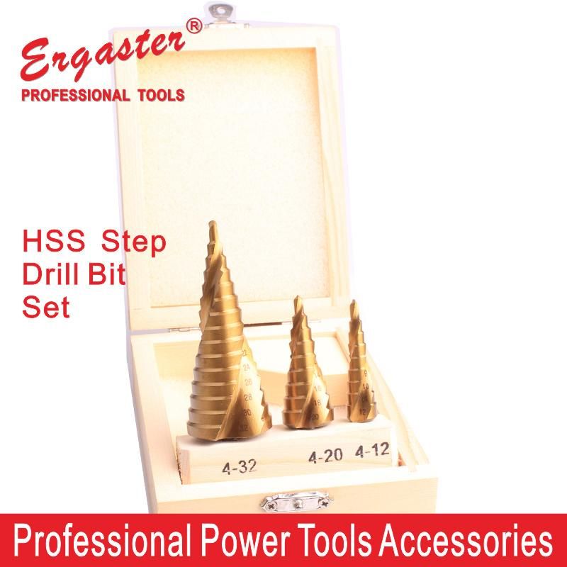 Metal Drilling Step Drill Bits and Bit Set Accessories