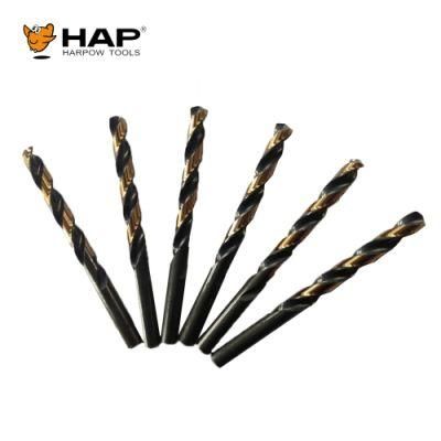 Stainless Steel Metal Drilling HSS Twist Drill Bit with White and Amber Color