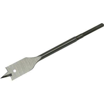 Black Oxided Quick Changetri-Point Flat Wood Spade Drill Bit with Hex Shank