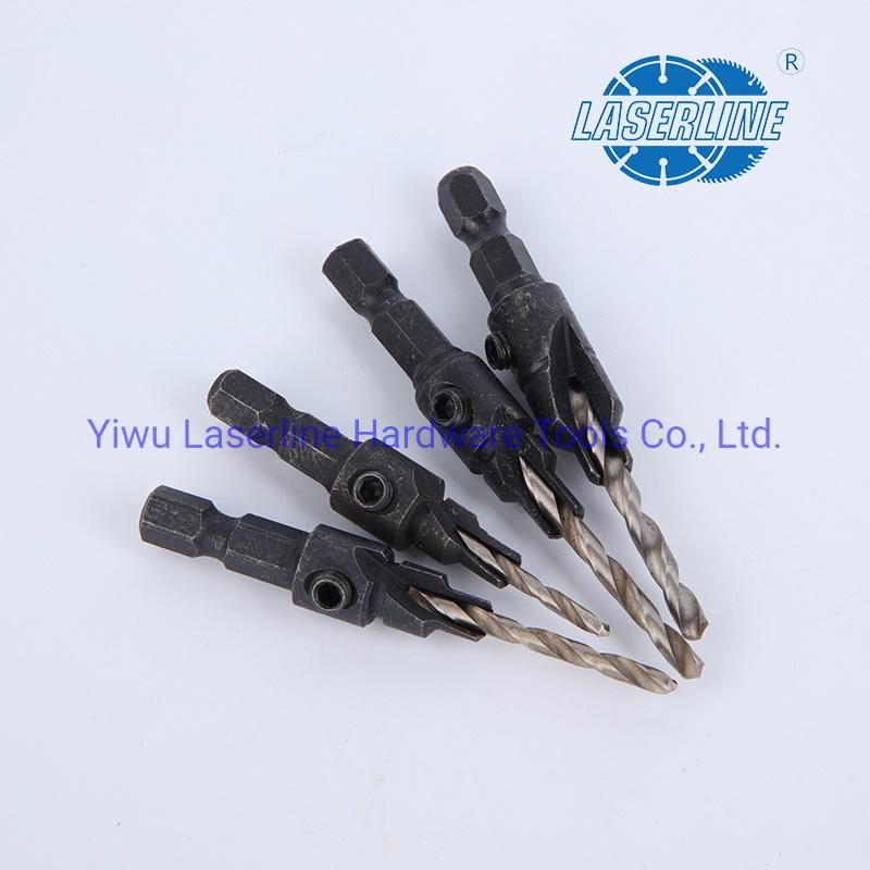 High Speed Steel Drill Bit with Countersink Bit