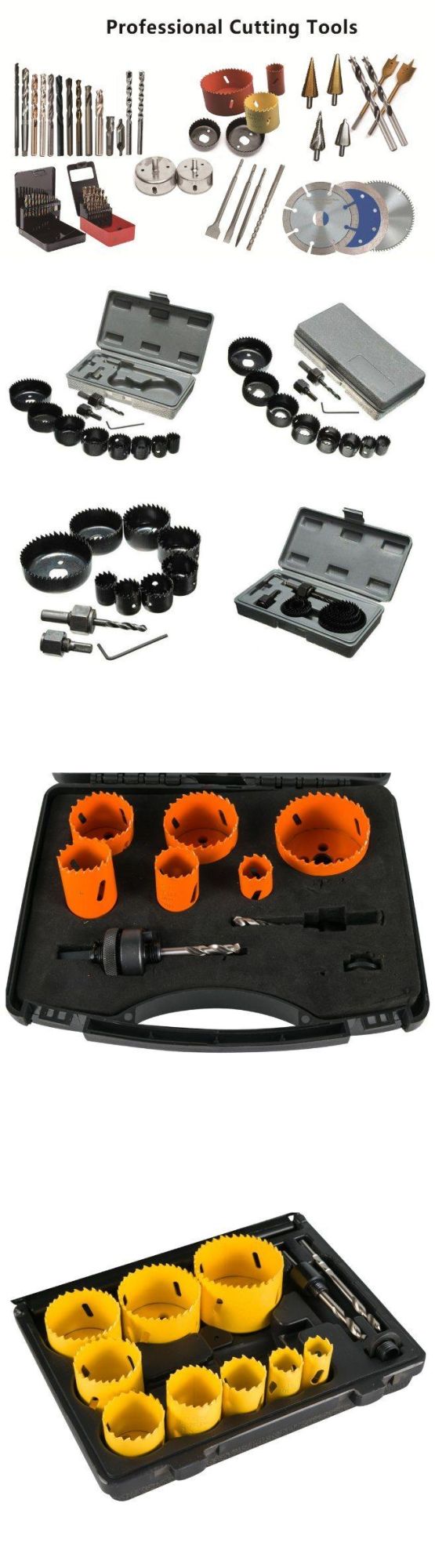 Carbon Steel Cutting Tools Set Diamond Hole Saw with Various Types