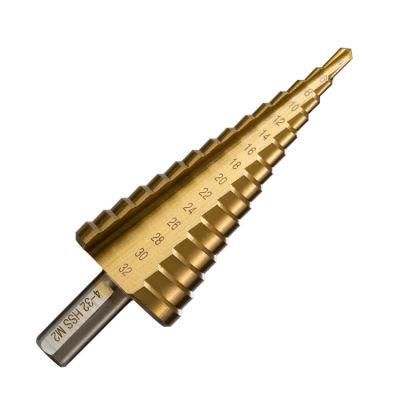 High Quality HSS Straight Flute Step Drill