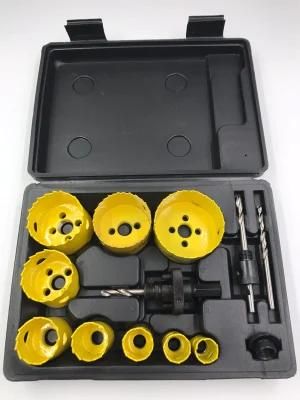 Core Drill 13PCS Bi-Metal Hole Saw Kit with Blow Box Drill Bits