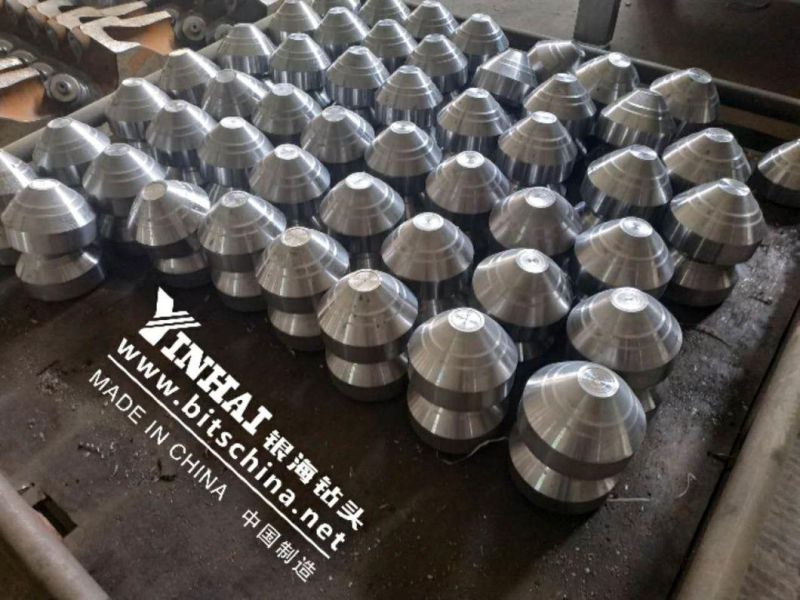 Single Roller Cutter/Rock Drill Roller Cone 8 1 / 2inch 50 Inserts Rubber Sealed Bearing Cone