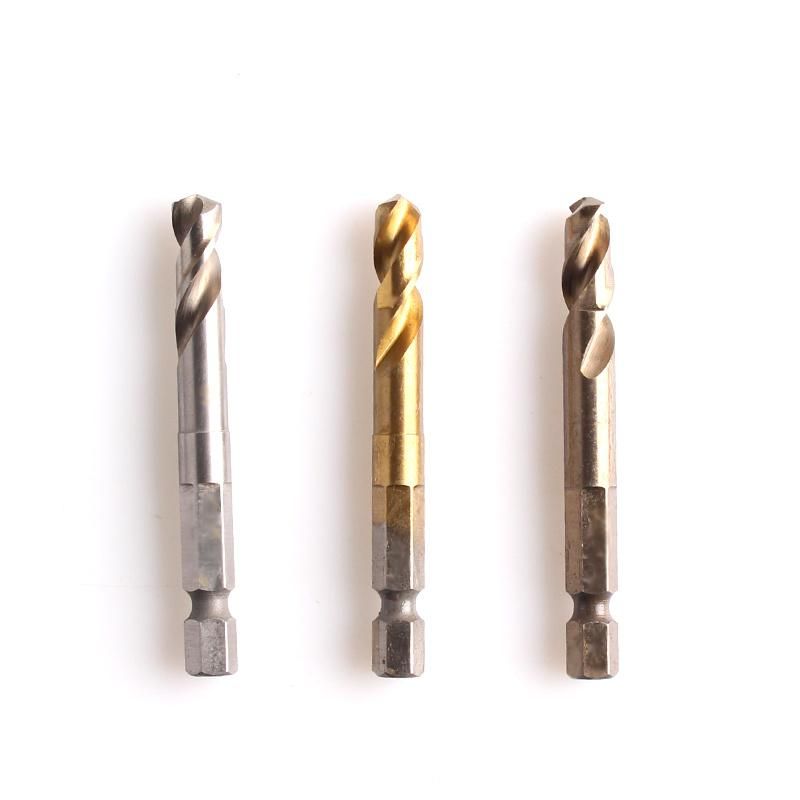 DIN3126-E6.3 1/4" Hex Shank HSS Fully Ground Twist Drill Bit