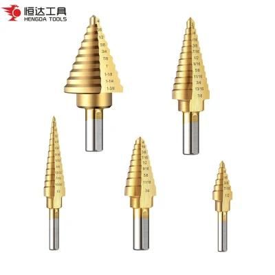 Hot Sales HSS Wood Metal Drilling Step Drill Bit