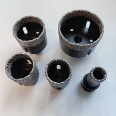 20-68mm Vacuum Brazed Core Drill Bit Sets for Drilling Tile
