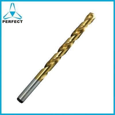 DIN338 Jobber Length HSS Fully Ground Titanium Coated Drill Bit