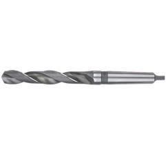 Black and White DIN345 HSS Morse Taper Shank Twist Drill Bits for Metal Drilling
