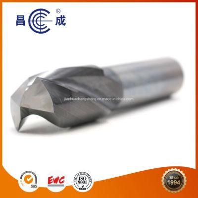 Coated Ticn D25 Solid Carbide 2 Flutes Taper Drill Bit for Drilling Hole