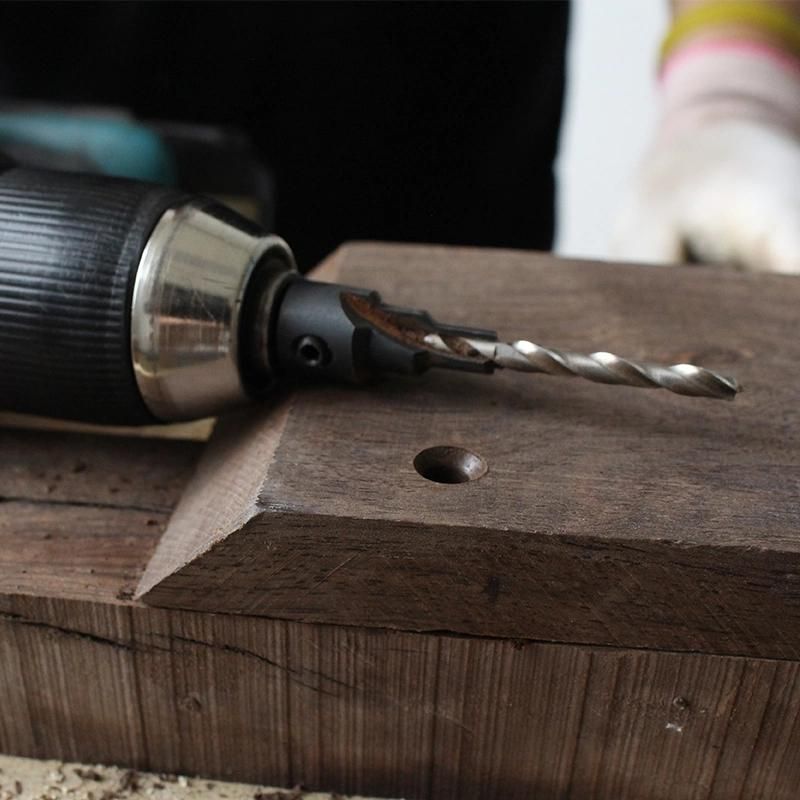 Carbon Steel Twist Installation Drill Bit with High Carbon Steel Countersink