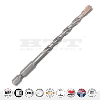 Pgm Premium Quality Tct Concrete Drill Bit O Flute DIN6.35e Quick Change Hex Hank for Various Concrete Brick Cement Drilling