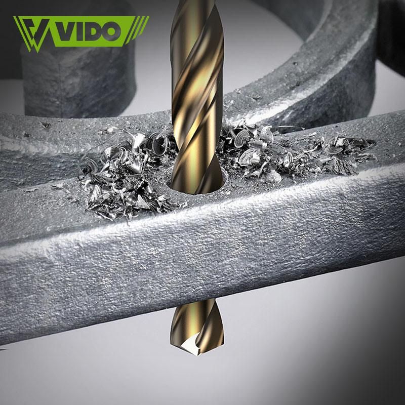 Vido Tools 4341 M35 1-13mm HSS Twist Cobalt Drill Bit for Metal Wood