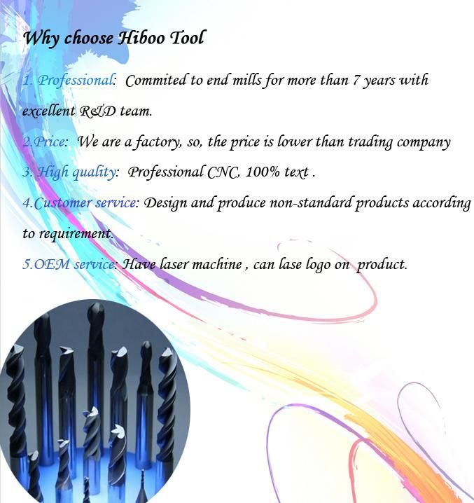 Good Performance Tungsten Carbide Drill End Mills