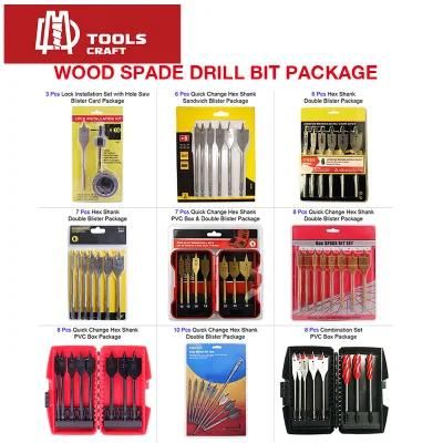 5PCS Combination Bit Enlarging Wood Spade Drill Sets