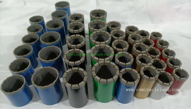 Bq Nq Hq Pq PDC Sintered Matrix Core Drill Bit