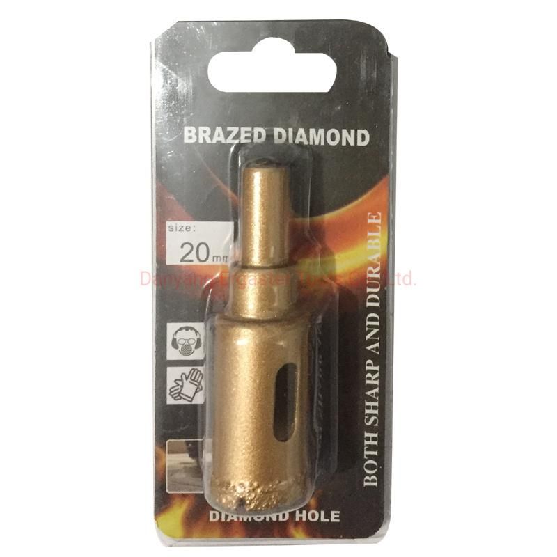 Vacuum Brazed Diamond Core Drill Bit with Dry Drilling