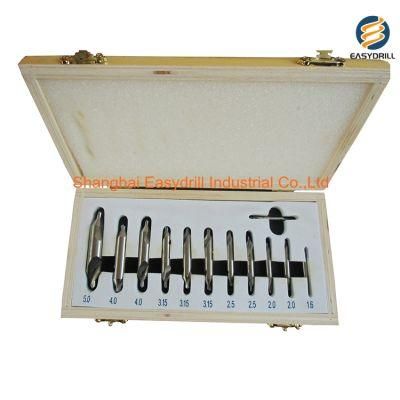 12 PCS HSS Center Drills DIN333 HSS Center Drill Bit Set for Centre Drilling Tools (SED-CDS12)