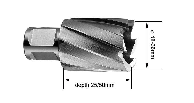 High Speed Steel Rail Annular Cutter in Drill Bit