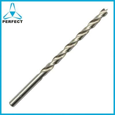 Bright Finished Fully Ground HSS Brad Point Wood Working Drill Bit