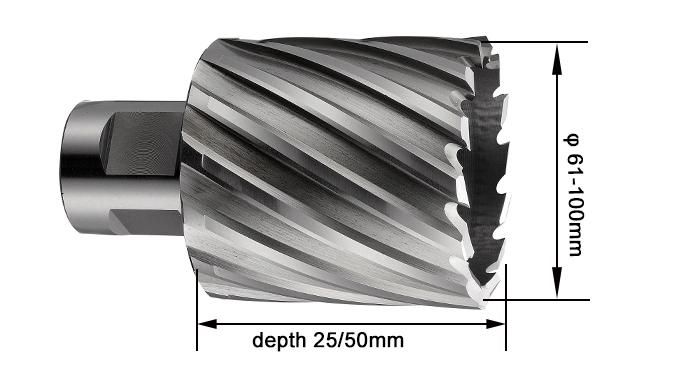 HSS Weldon Shank Magnetic Core Drill for Drilling