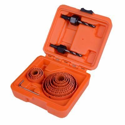 15 PCS Carbon Steel Hole Saw Set