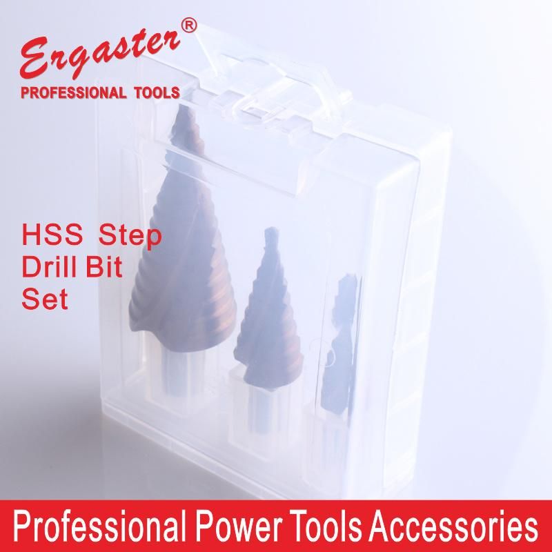 HSS Titanium Coated Step Drill Set