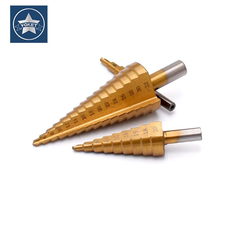 HSS Titanium Coated Triangle Handle Pagoda Drill Tools Multi-Tool Table Step Drill Tower Drills