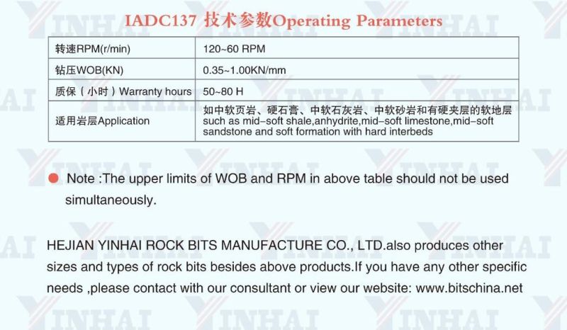 API Steel Tooth Tricone Drill Bit 7 1/2 Inch IADC137