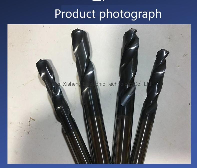 High Hardness Tungsten Steel Straight Shank Twist Drill for Machining Use and Hand Use