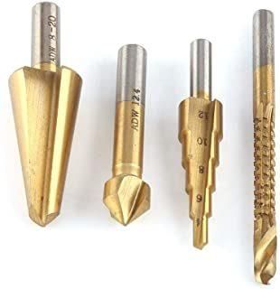 HSS Spiral Grooved Step Drill Bit