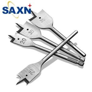 Quick Change Hex Shank Tri-Point Flat Wood Spade Drill Bit