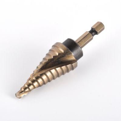 Step Drill Titanium Coated Double Cutting Blades with High Quality