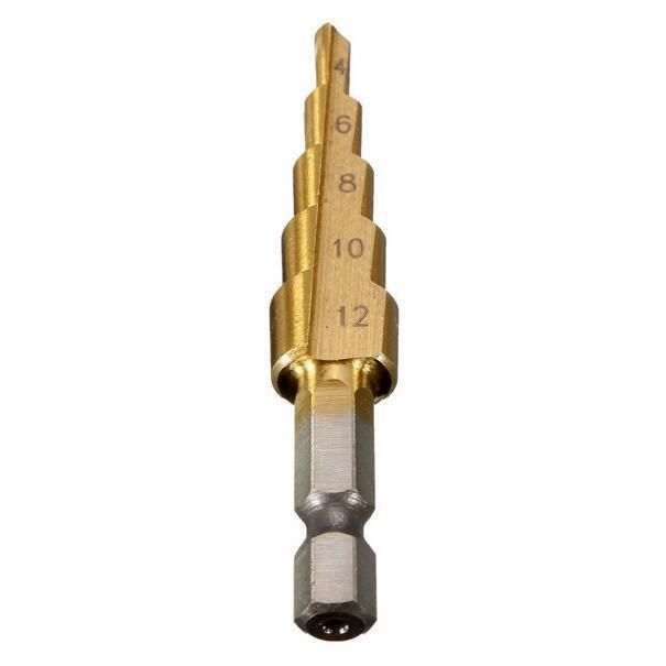 Step Drill Titanium Coated Hole Cutter